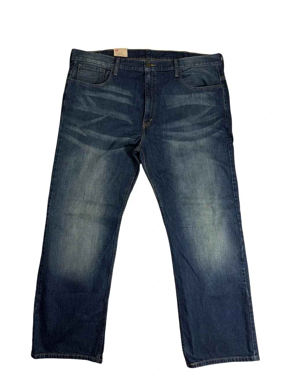 Levi’s 569 Loose Straight Jeans 42x32 Medium Wash Skater Cotton Denim Casual NWT